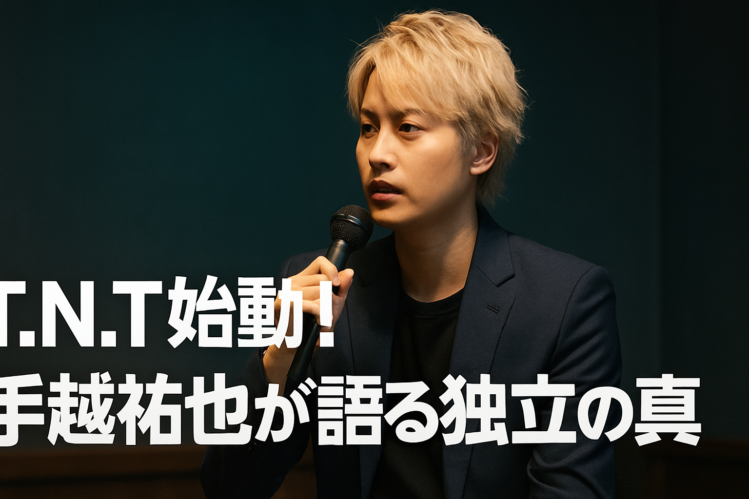 T.N.T始動！手越祐也が語る独立の真実